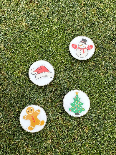 Holiday Limited Edition Golfdotz Design Ball Markers.