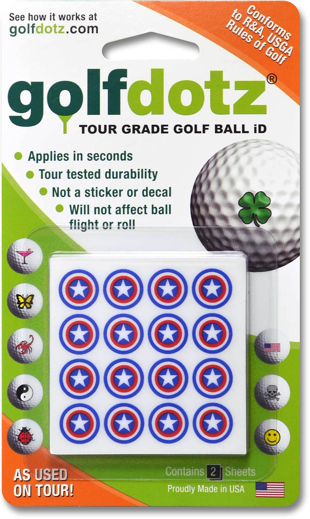 Golf Ball Golfdotz: Patriot Star