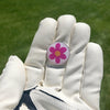 Pink Daisy Golf Ball Marker