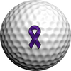 Purple  Ribbon. ALZ - Golfdotz
