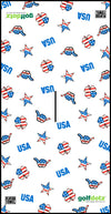 Golfdotz American Mix Tour Towel 22" X 40"