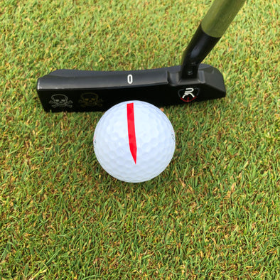 Accuracy Red Putting Alignment Arrows