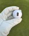 Black Letter B on Golf ball