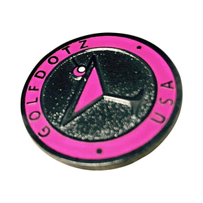 Custom Pink Cocktail Ball Marker - Golfdotz