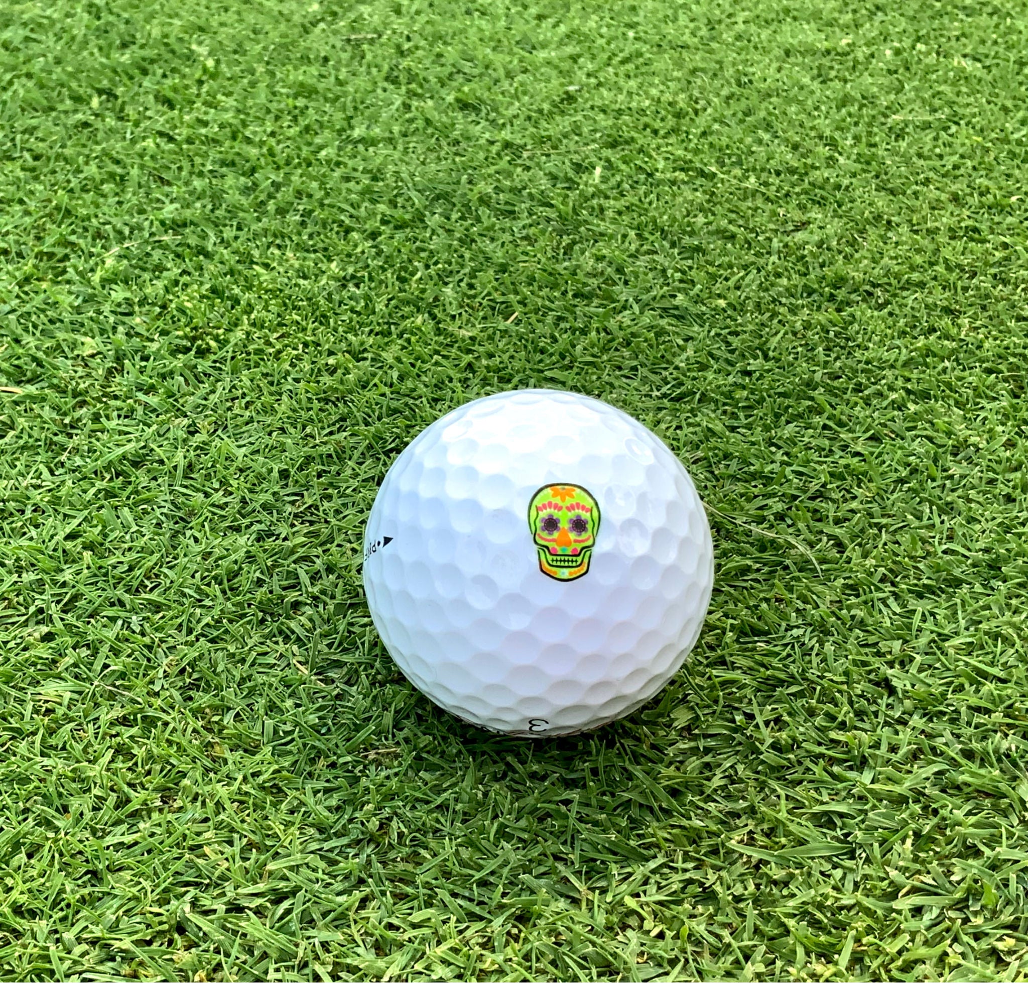 Mexican Sugar Skull Golf Ball Marker - Matchstick Golf