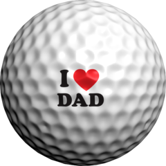 I Heart Dad - Golfdotz