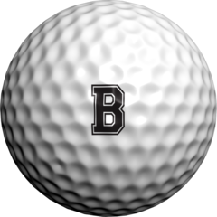 Varsity Lettering - Black - Golfdotz