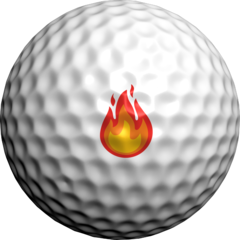 Flame Emoji's - Golfdotz