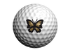 Gold Majestic Butterfly - Golfdotz