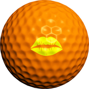 NEON Yellow Hot Lips - Golfdotz
