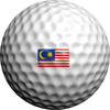 Malaysian Flag  - Golfdotz