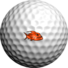 NEON Orange Piranhas - Golfdotz