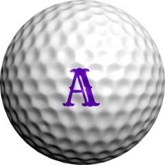 Cactus Flower Alphabet-Royal Purple Single Sheet - Golfdotz