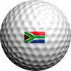 South African Flag  - Golfdotz