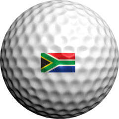 South African Flag  - Golfdotz