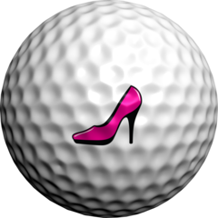 Pink Stiletto  - Golfdotz