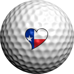  Texas Heart - Golfdotz